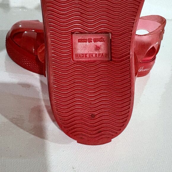 Dolce & Gabbana Kids EU 26 Red Jelly Sandals Buckle Retro Y2K Cute - Picture 6 of 6